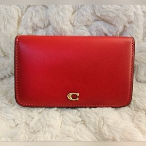 NWT Coach Slim Card Case Wallet